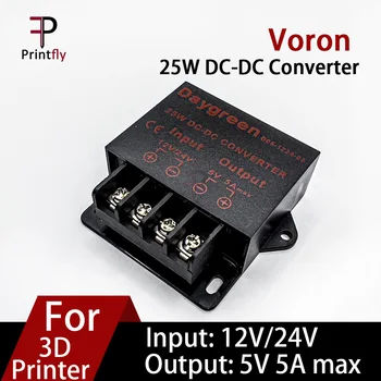 Printfly Imprimantă 3D Voron 2.4 25W DC-DC Convertor de Intrare 12V/24V Iesire 5V 5A max DC buck module