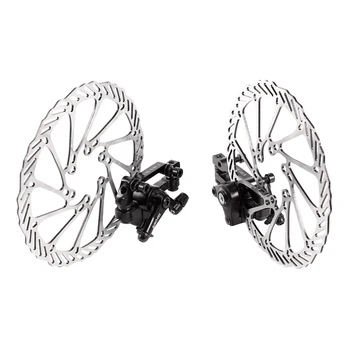 1 Pereche de MTB Mecanic de Biciclete de Frână Disc Față și Spate a Discului de Frână Kit pentru Biciclete de Munte Biciclete Rutiere(Dimensiune Aleatorie)