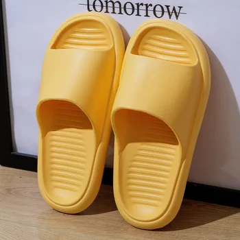 Papuci Femei Grosime Platforma Interioară, Baie EVA Moale Anti-alunecare Podea Acasă Diapozitive Pantofi de Vara pentru Bărbați Chaussure Mujer Sandale