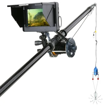 1200TVL30M Căutare de Pește Pescuit Subacvatic cu Camera de 5 inch Monitor 10BUC LED Noapte Vision195° Metal Mare roata Camera Pentru Pescuit