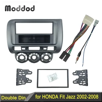 Din dublu Radio Fascia pentru Honda Jazz LHD sau RHD GPS DVD Player Stereo Panoul Unitatii de Bord de Montare Instalare Trim Kit GD Cadru