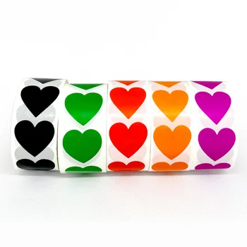 500pcs DIY Meșteșug Autocolante Etichete de Nunta, Petrecere de Aniversare Autocolante Inima de Ambalare Autocolant Pentru Candy Bag Cutie de Cadou Plic Eticheta