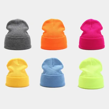 2022 Noi Pălării De Iarnă Pentru Femei, Bărbați Chelioși Căciuli Tricotate Solid Pălărie Rece Fete Toamna Female Beanie Cald Capota Casual Capac