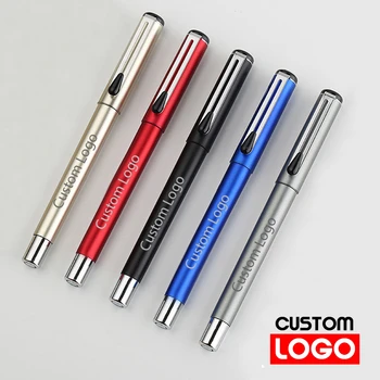 Semnătura Pix Logo-ul Personalizat de 0,5 mm Neutru Pen Cadou de Afaceri Logo-ul Companiei de Publicitate Pen Litere Gravate Numele de Papetărie