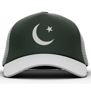 Pakistan Tineret Diy Gratuit Nume Personalizat Logo Hat Pak Națiune Steagul Islamului Arab Islamic Pk Pakistanez Arabe Imprimare Foto De Baseball Capac