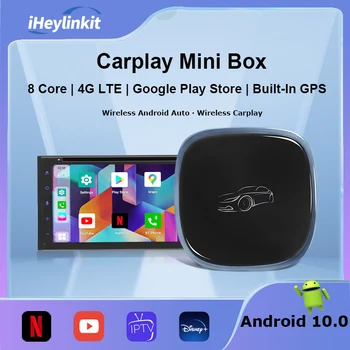 iHeylinkit CarPlay Ai Cutie Snapdragon Android Auto Netflix, Youtube Wireless Apple Car play 8 Core Plug Juca Pentru Kia, VW, Ford Benz