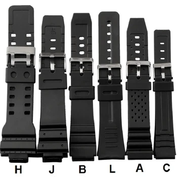 Pentru Casio Electronic Ceas Sport Curea 16mm 18mm 20mm 22mm Cauciuc Watchband pentru Casio G Shock Silicon Bratara