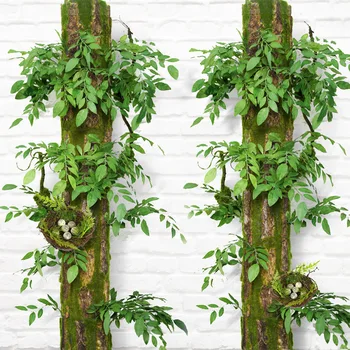 50*30cm Simulare Verde Scoarta de Copac pentru Canalizare Acasă Decorare Gradina Fals Scoarta de Copac Moss Decor de Nunta Artificiale Verdeață