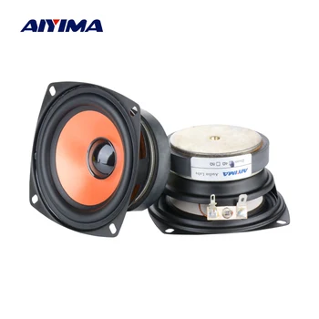 AIYIMA 2 buc 3.5 Inch Full Gama de Boxe Audio Coloana Portabil Febra Sunet Difuzor 4 Ohmi, 20 W Difuzor DIY Home Theater