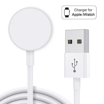 Portabil Încărcător Wireless pentru IWatch SE 6 5 4 Magnetic Charging Dock Station USB Încărcător Cablu pentru Apple Watch Seria 3 2 1