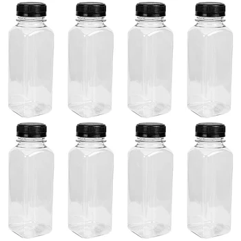 Sticle Bottledrink Beverageemptycontainers Clearlids Petrecere Sticlă De Băut Ulcioare Recipient Mini Capac De Iaurt Cu Frigider Fotografii