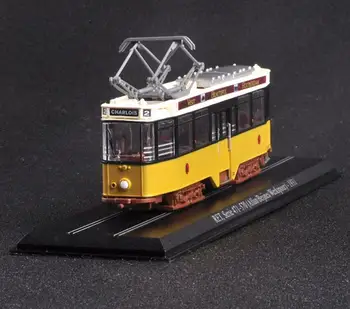 1:87 aliaj retro tramvai model de simulare mare de tramvai T3 NR.TATRA 1961,turnat sub presiune, metal jucărie,retro colectia vehicul jucărie,transport gratuit