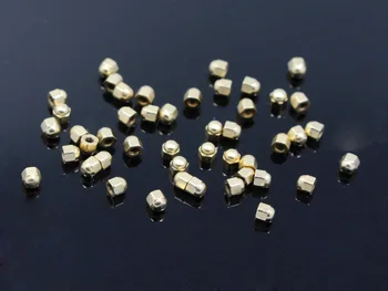200pcs Culoare Aur Dimensiune 1.4x2.5mm Metal Ochelari de vedere Ochelari Piulite Capac Accesorii Optice