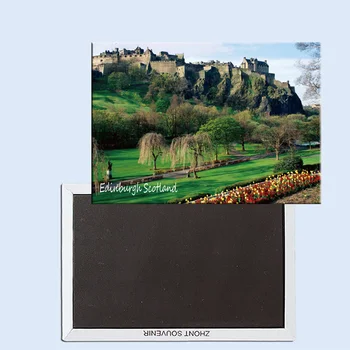 Castelul Edinburgh, Edinburgh, Scoția, Magnetic autocolante frigider, suveniruri turistice, mici cadouri 24758