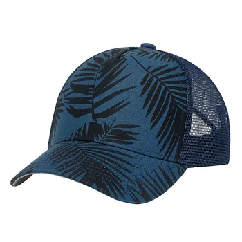 Unisex de Vară Șapcă de Baseball Pentru Bărbați Respirabil Snapback Cap Frunze de Imprimare Femei Ochiurilor Trucker Hat Hip Hop Vizorul Tata Sapca Casquette