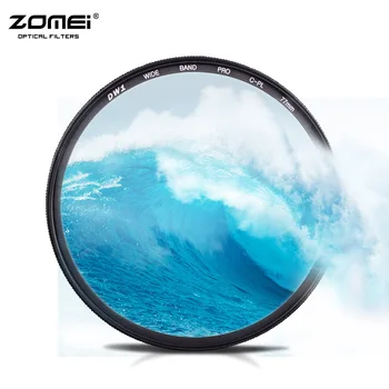 ZOMEi 72mm Ultra Subțire, Sticlă Optică PRO CPL Circular de Polarizare Lentile cu Filtru Polarizor