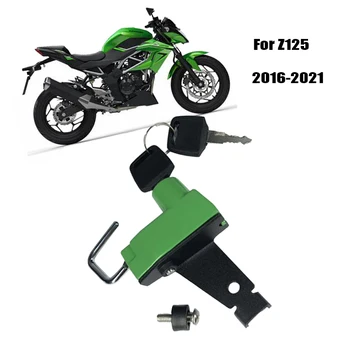 Pentru KAWASAKI Z125 Z 125 2016-2021 2019 2020 Casca de Blocare de Securitate Anti-furt din Aliaj de Aluminiu de Montare Cârlig cu 2 Chei Motocicleta