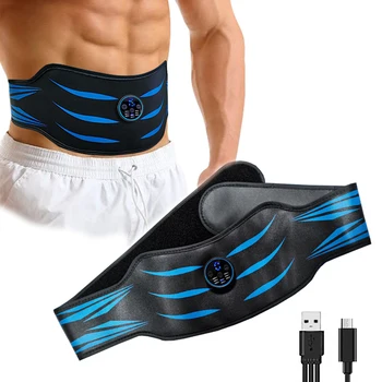 EMS Vibrații de Fitness de Slabit Centura Musculară Abdominală Stimulator LED-uri de Afișare Acasă Antrenament sală de Gimnastică, Masaj Pentru Barbati Femei Dropshipping